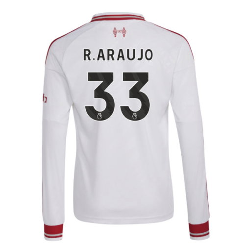 2026-2027 Liverpool Long Sleeve Away Shirt (Kids) (R.Araujo 33)