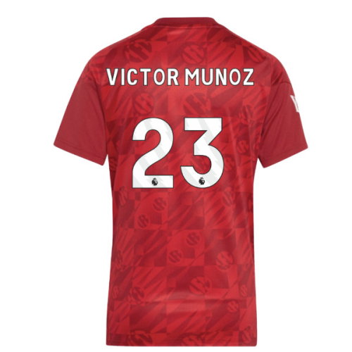 2026-2027 Liverpool Pre-Match Warm Up Shirt (Active Maroon) - Womens (Victor Munoz 23)