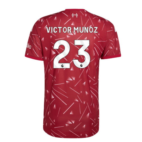 2026-2027 Liverpool Authentic Home Shirt (Victor Munoz 23)