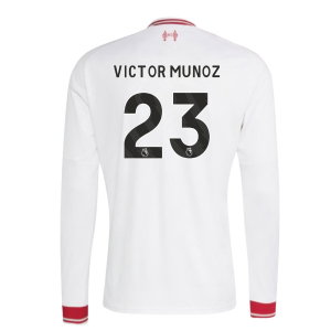 2026-2027 Liverpool Long Sleeve Away Shirt (Victor Munoz 23)