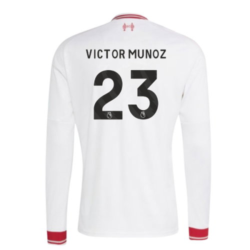 2026-2027 Liverpool Long Sleeve Away Shirt (Victor Munoz 23)