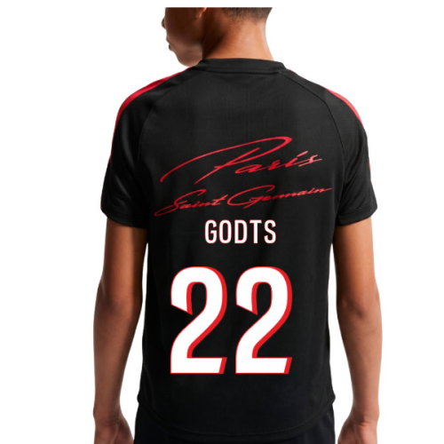2026-2027 PSG Strike Training Shirt (Black) - Kids (Godts 22)