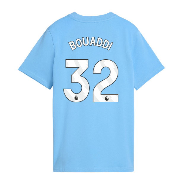 2026-2027 Man City FtblCulture Tee (Light Blue) (Bouaddi 32)