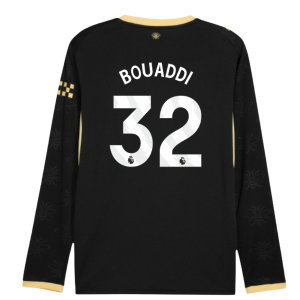 2026-2027 Man City Away Long Sleeve Shirt (Bouaddi 32)