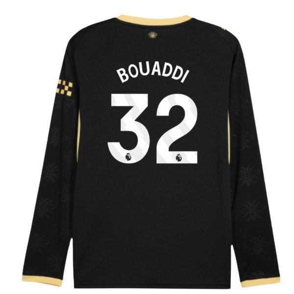 2026-2027 Man City Away Long Sleeve Shirt (Bouaddi 32)