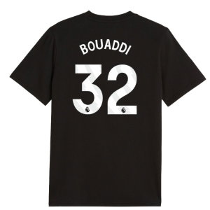 2026-2027 Man City FtblCulture Tee (Black) - Kids (Bouaddi 32)