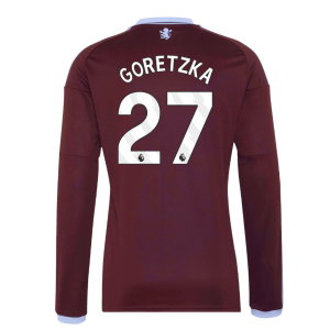 2026-2027 Aston Villa Long Sleeve Home Shirt (Goretzka 27)