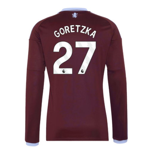 2026-2027 Aston Villa Long Sleeve Home Shirt (Goretzka 27)