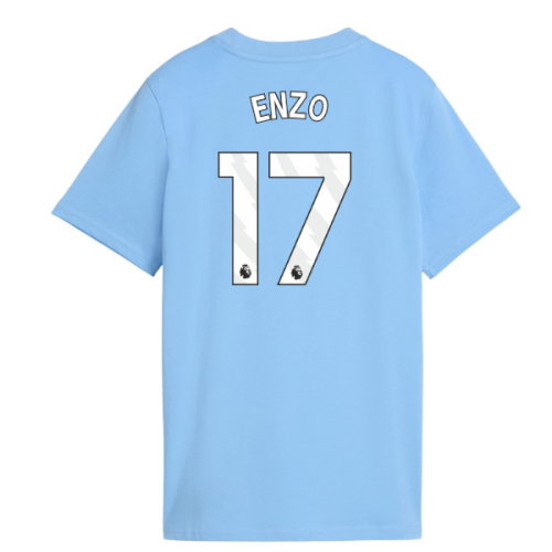 2026-2027 Man City FtblCulture Tee (Light Blue) - Kids (Enzo 17)