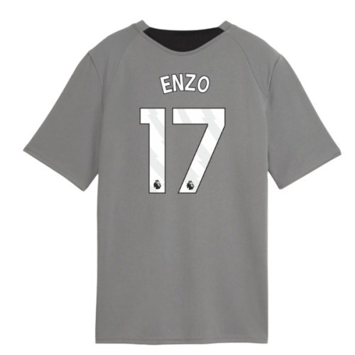 2026-2027 Man City Training Jersey (Cast Iron) - Kids (Enzo 17)