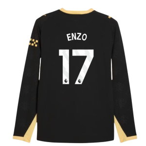 2026-2027 Man City Authentic Long Sleeve Away Shirt (Enzo 17)