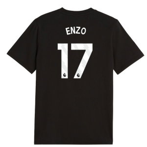 2026-2027 Man City FtblCulture Tee (Black) - Kids (Enzo 17)
