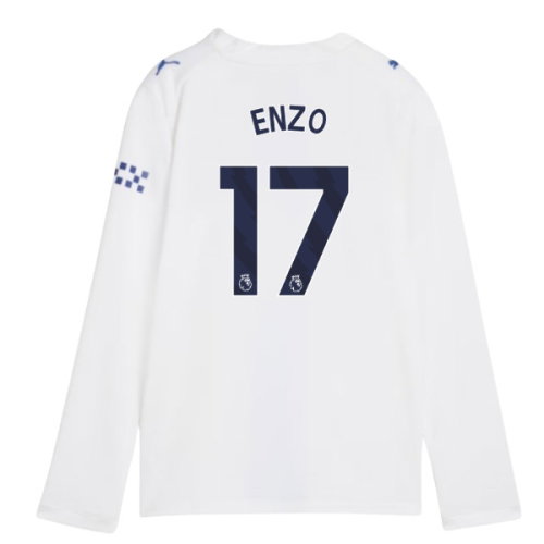 2026-2027 Man City Third Long Sleeve Shirt (Kids) (Enzo 17)