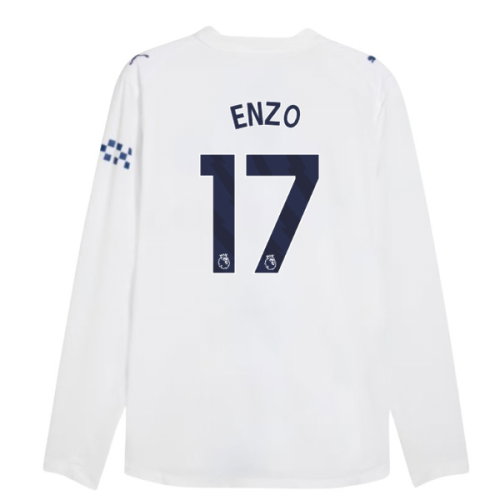 2026-2027 Man City Authentic Long Sleeve Third Shirt (Enzo 17)