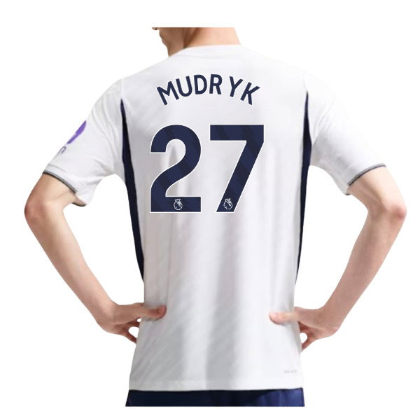 2026-2027 Tottenham Authentic Aero-Fit Match Home Shirt (Mudryk 27)