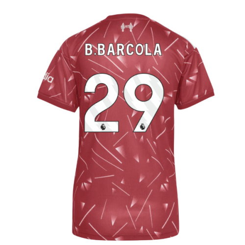 2026-2027 Liverpool Long Sleeve Home Shirt (B.Barcola 29)