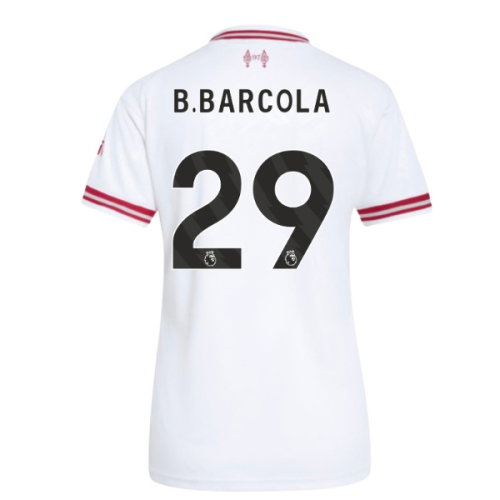 2026-2027 Liverpool Long Sleeve Home Shirt (Kids) (B.Barcola 29)