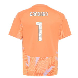 2026-2027 Juventus Home Goalkeeper Shirt (Orange) - Kids (Grabara 1)