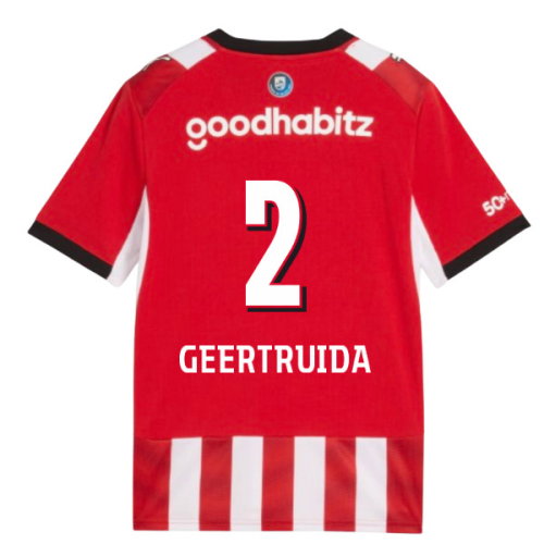 2026-2027 PSV Eindhoven Home Shirt (Kids) (Geertruida 2)