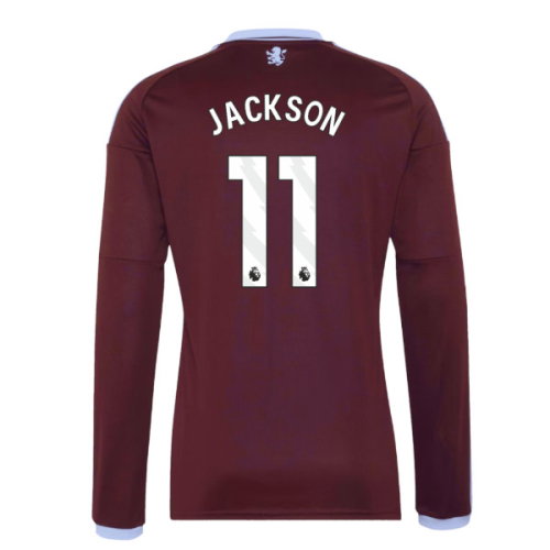 2026-2027 Aston Villa Long Sleeve Home Shirt (Jackson 11)