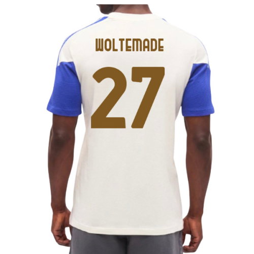 2026-2027 Juventus Training Tee (Chalk White) (Woltemade 27)