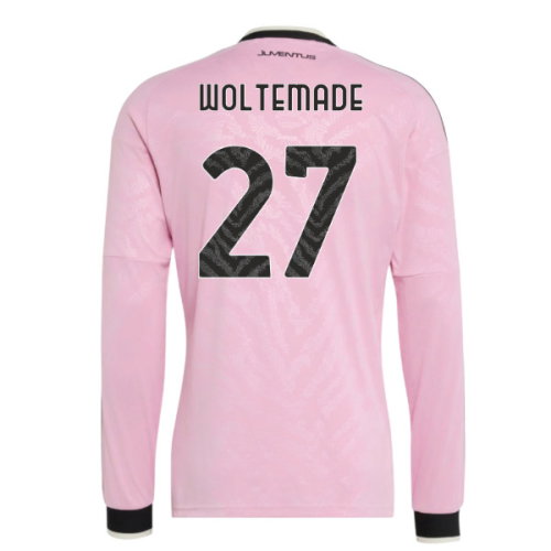 2026-2027 Juventus Long Sleeve Away Shirt (Woltemade 27)