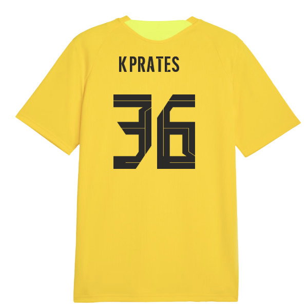 2026-2027 Borussia Dortmund Training Jersey (Yellow) (K.Prates 36)