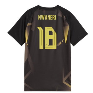 2026-2027 Borussia Dortmund Warm Up Jersey (Black) (Nwaneri 18)