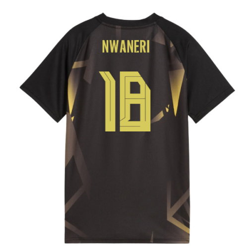 2026-2027 Borussia Dortmund Warm Up Jersey (Black) (Nwaneri 18)