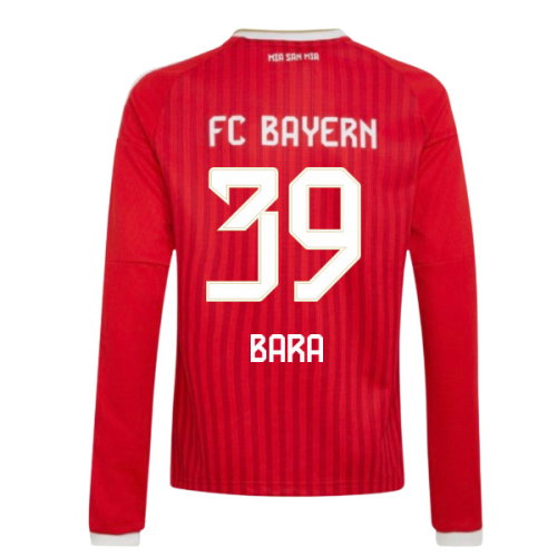 2026-2027 Bayern Munich Long Sleeve Home Shirt (Kids) (Bara 39) 2026-2027 Bayern Munich Long Sleeve Home Shirt (Kids) (Bara 39)