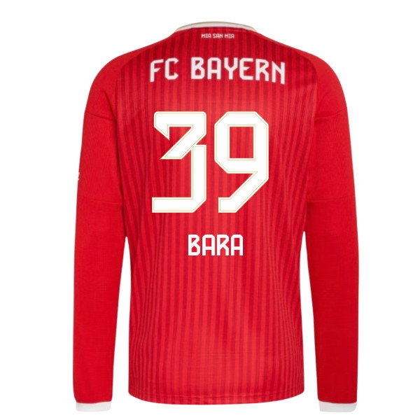 2026-2027 Bayern Munich Long Sleeve Home Shirt (Bara 39)