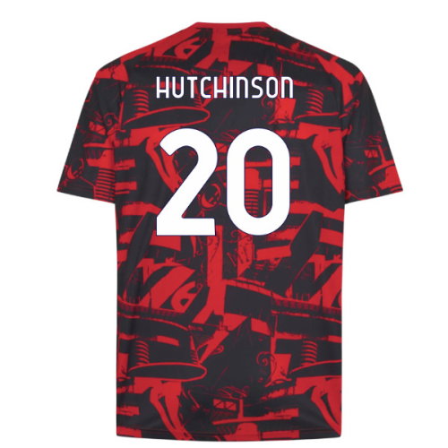 2026-2027 AC Milan Warm Up Jersey (Red) (Hutchinson 20)
