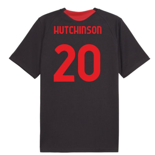2026-2027 AC Milan Training Jersey (Flat Dark Gray) (Hutchinson 20)