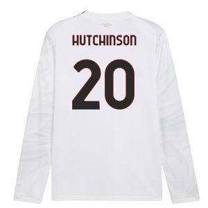 2026-2027 AC Milan Long Sleeve Away Shirt (Hutchinson 20)