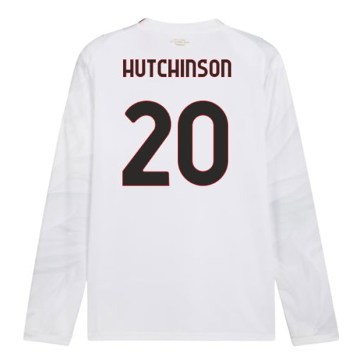 2026-2027 AC Milan Long Sleeve Away Shirt (Hutchinson 20)