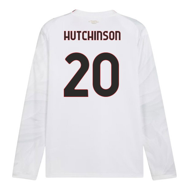 2026-2027 AC Milan Long Sleeve Away Shirt (Hutchinson 20)