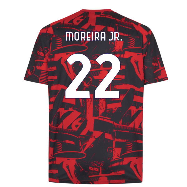 2026-2027 AC Milan Warm Up Jersey (Red) (Moreira Jr. 22)