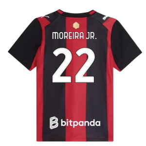 2026-2027 AC Milan Home Shirt (Kids) (Moreira Jr. 22)