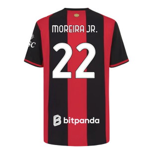 2026-2027 AC Milan Authentic Home Shirt (Moreira Jr. 22)