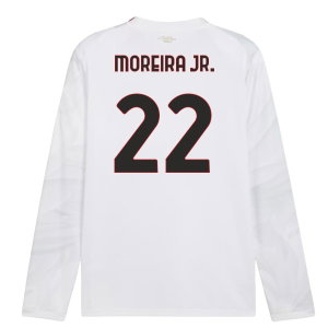 2026-2027 AC Milan Long Sleeve Away Shirt (Moreira Jr. 22)