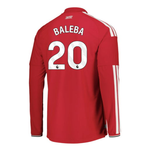 2026-2027 Man Utd Authentic Long Sleeve Home Shirt (Baleba 20)