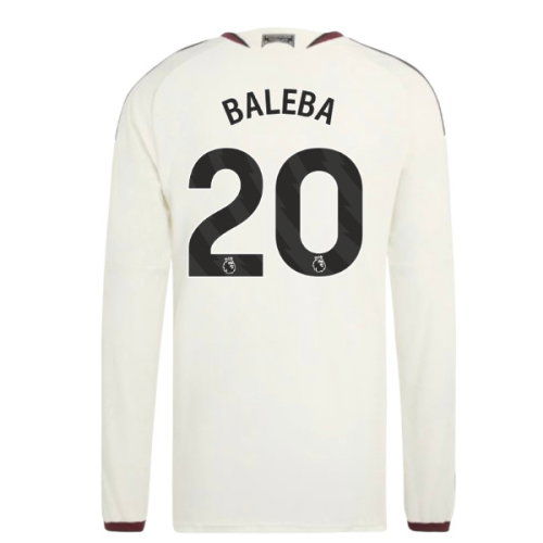 2026-2027 Man Utd Authentic Long Sleeve Third Shirt (Baleba 20)