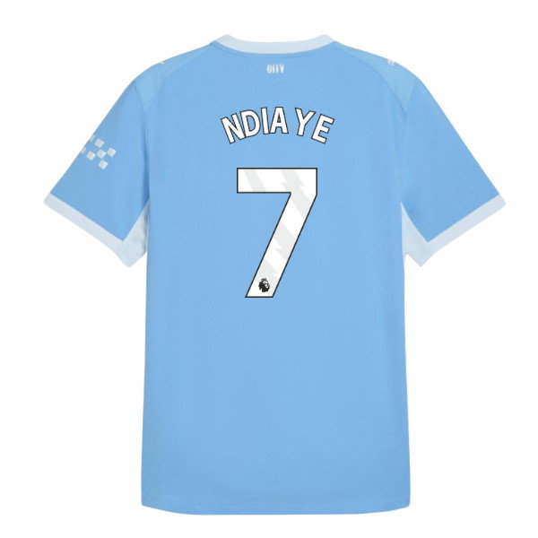 2026-2027 Man City Authentic Home Shirt (Ndiaye 7)