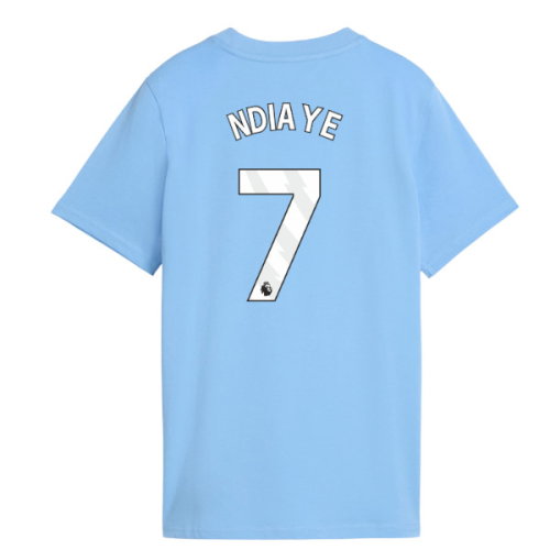 2026-2027 Man City FtblCulture Tee (Light Blue) - Kids (Ndiaye 7)