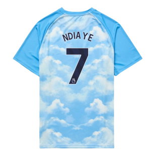 2026-2027 Man City Warm Up Jersey (Icy Blue) (Ndiaye 7)