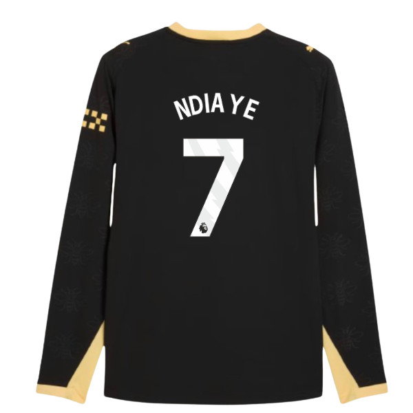 2026-2027 Man City Authentic Long Sleeve Away Shirt (Ndiaye 7)