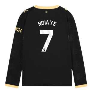 2026-2027 Man City Away Long Sleeve Shirt (Kids) (Ndiaye 7)