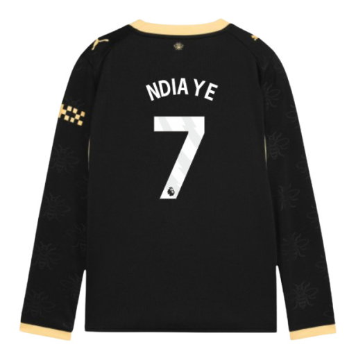 2026-2027 Man City Away Long Sleeve Shirt (Kids) (Ndiaye 7)