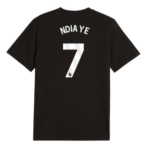 2026-2027 Man City FtblCulture Tee (Black) - Kids (Ndiaye 7)