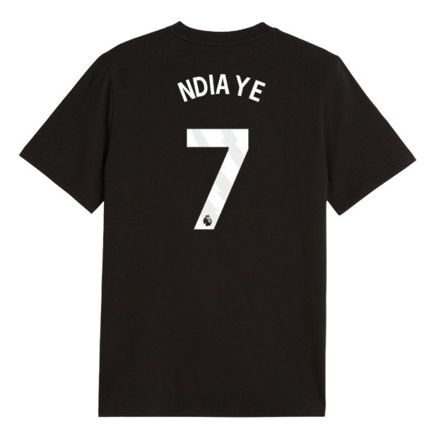 2026-2027 Man City FtblCulture Tee (Black) - Kids (Ndiaye 7)